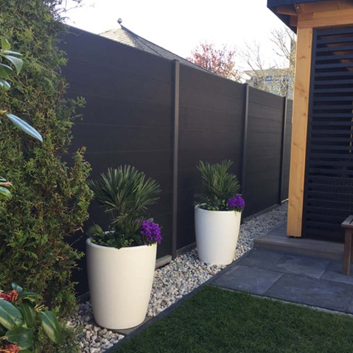 Modulair Tuinscherm Antraciet - 180x180 cm (excl. tuinpalen)