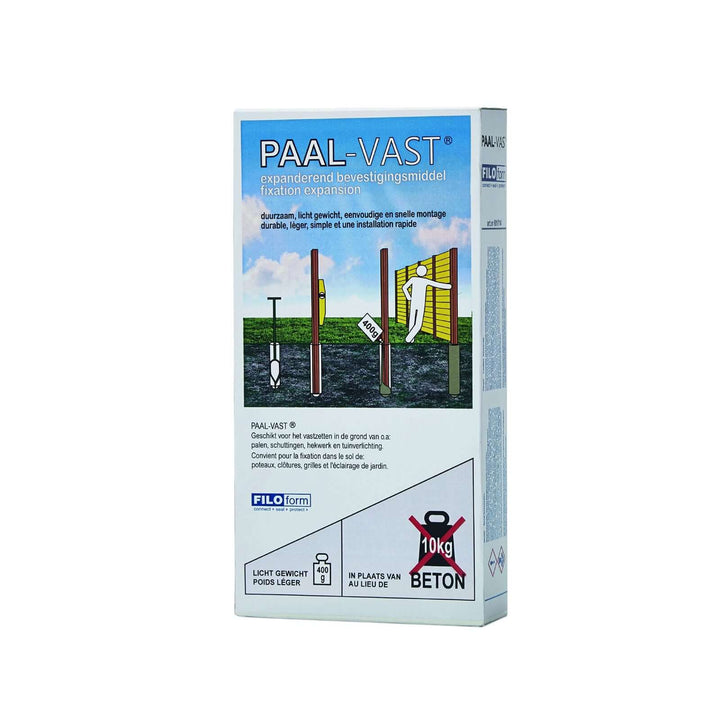 Paalvast vulmiddel – Snelhardend ankerproduct voor stevige plaatsing van tuinpalen zonder gebruik van beton