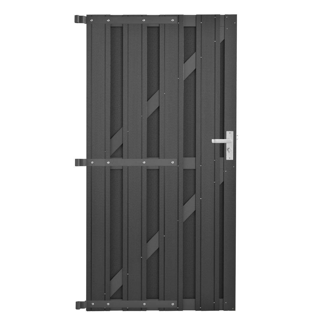 Topline Tuindeur Antraciet - 90x180 cm - incl. hang- en sluitwerk