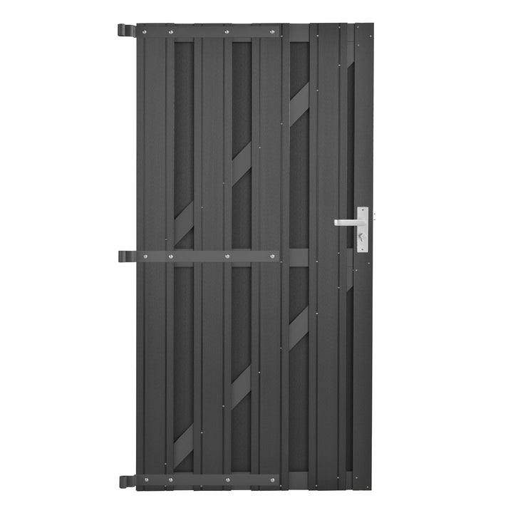 Topline Tuindeur Antraciet - 90x180 cm - incl. hang- en sluitwerk