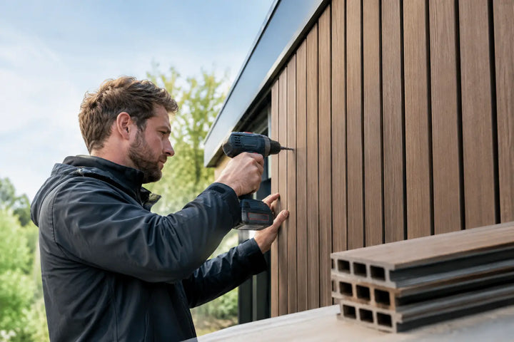 WPC gevelmontage gids voor een strakke gevel