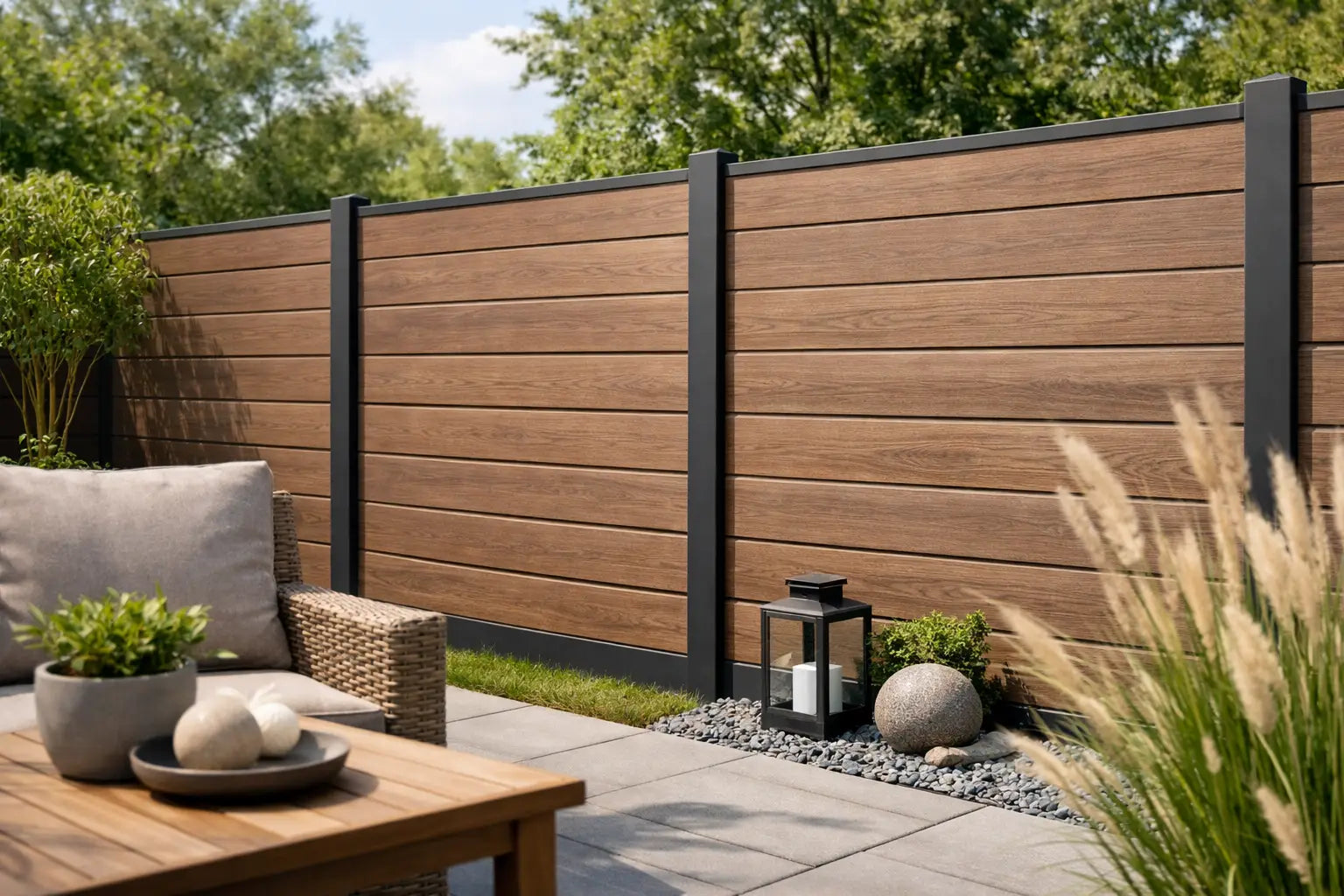 Composiet schutting houtlook kiezen