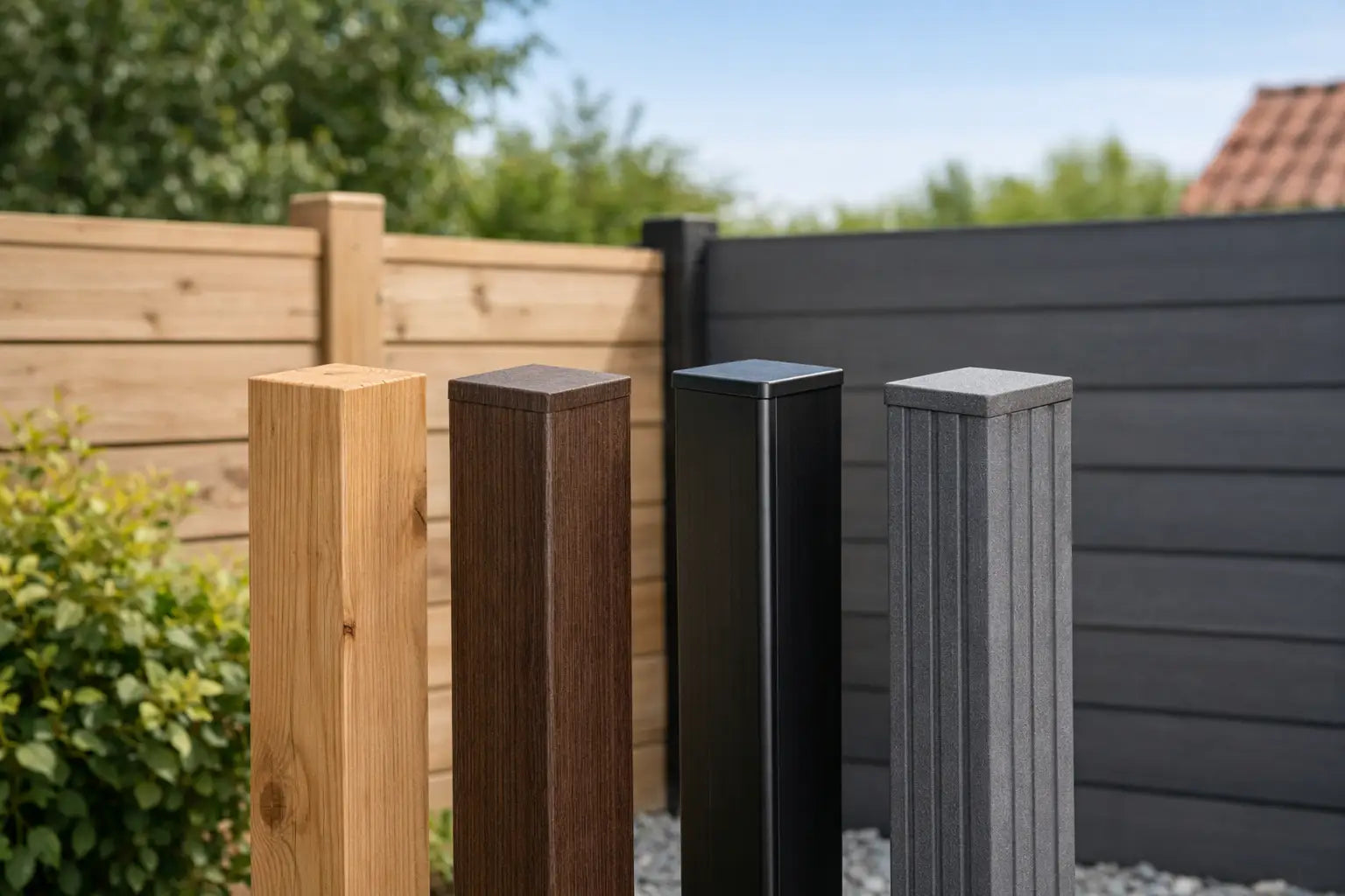 Welke tuinpalen voor schutting kies je?