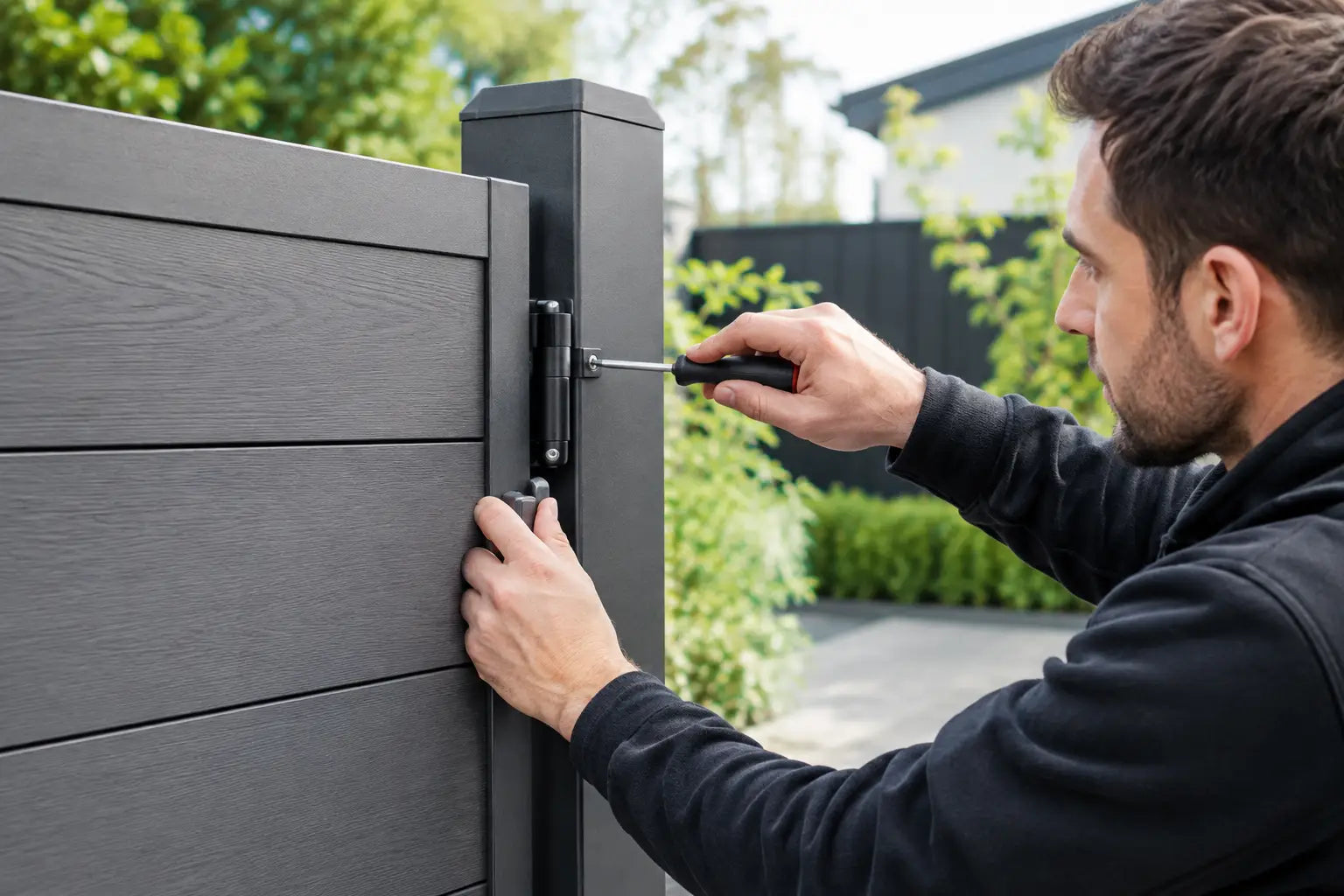 Tuindeur afstellen zonder klemmen in 7 stappen