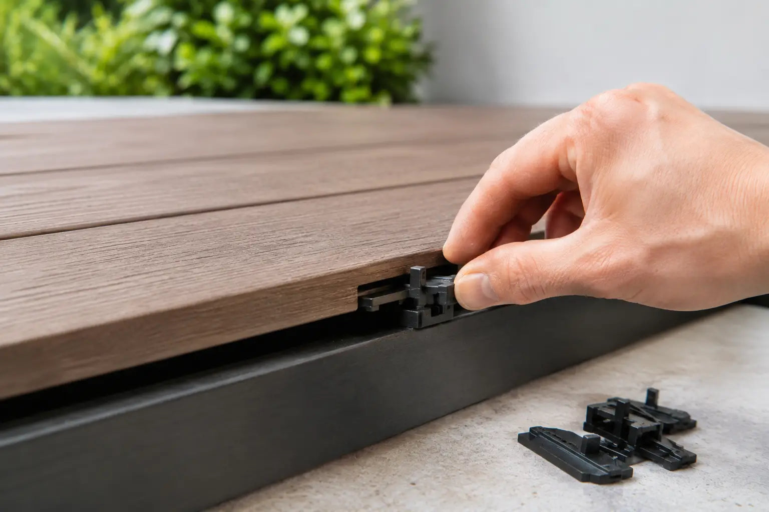 Vlonderclips correct plaatsen voor een strak terras