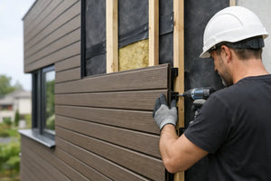Gevelbekleding met ventilatiespouw aanbrengen