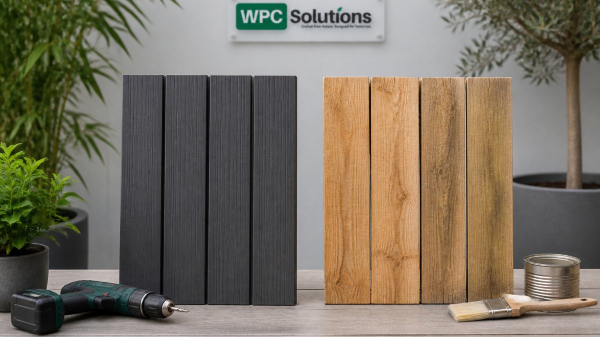 Composiet versus hout voor onderhoudsvrije tuin