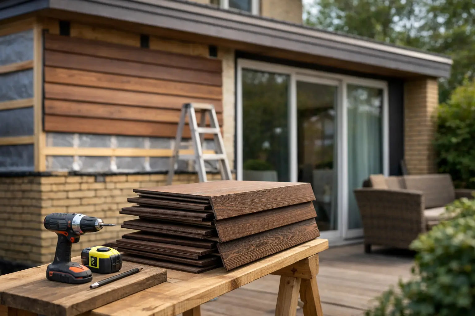 Rabatdelen voor renovatie van een jarenzeventig woning