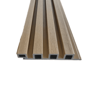 Rhombus rabatdeel eiken van WPC, 290 cm lang, 17 cm hoog en 2,6 cm dik