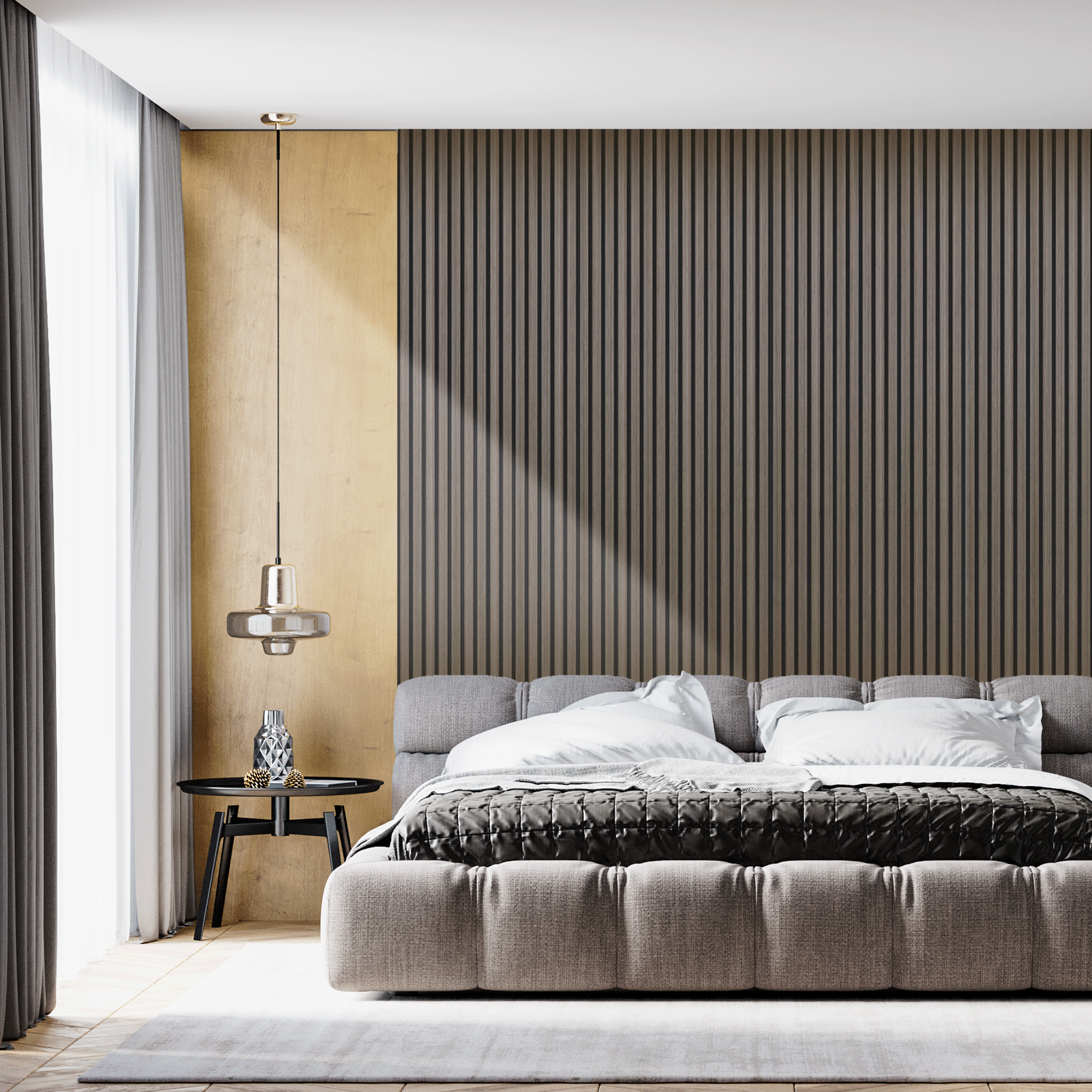 Akoestisch Wandpaneel Licht Eiken - 260x60cm