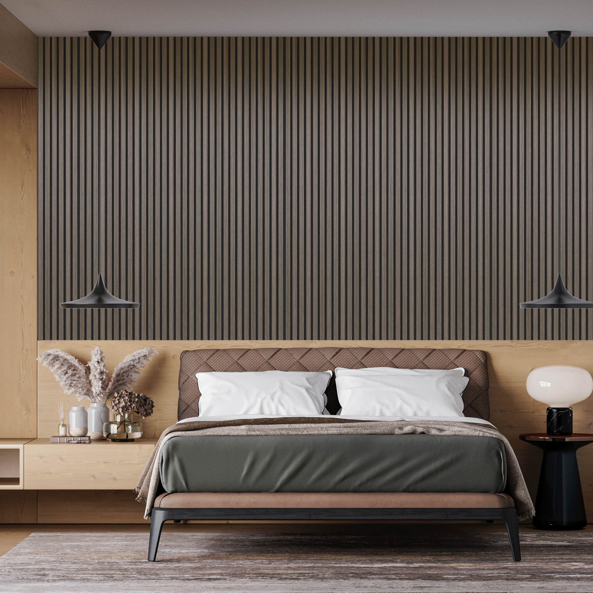 Akoestisch Wandpaneel Licht Eiken - 260x60cm