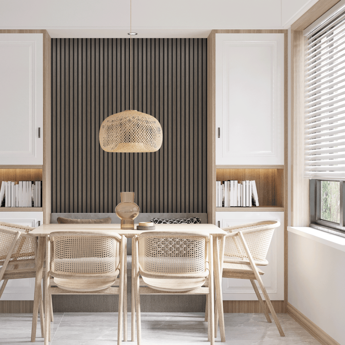 Akoestisch Wandpaneel Licht Eiken - 260x60cm