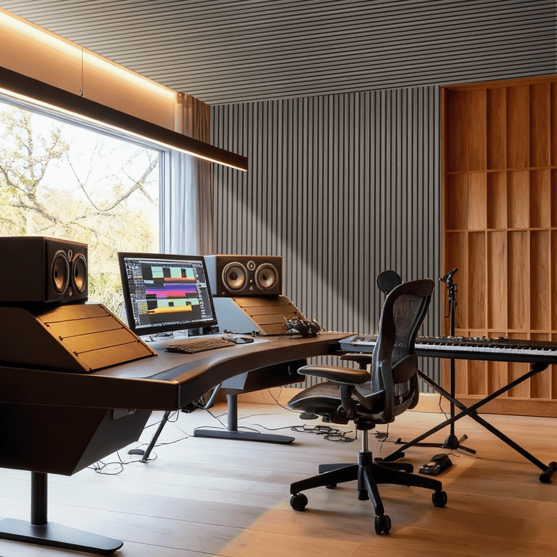 Akoestisch Wandpaneel Licht Eiken - 260x60cm