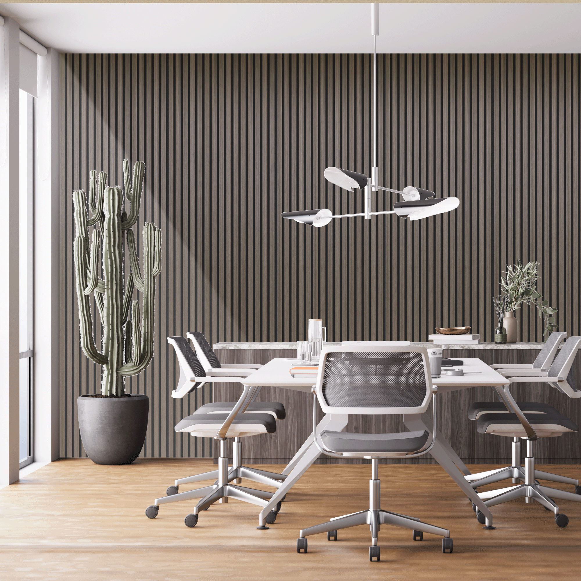 Akoestisch Wandpaneel Licht Eiken - 260x60cm