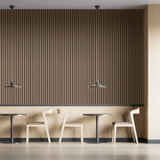 Walnoot akoestisch paneel, toepasbaar als wandbekleding, plafond of room divider