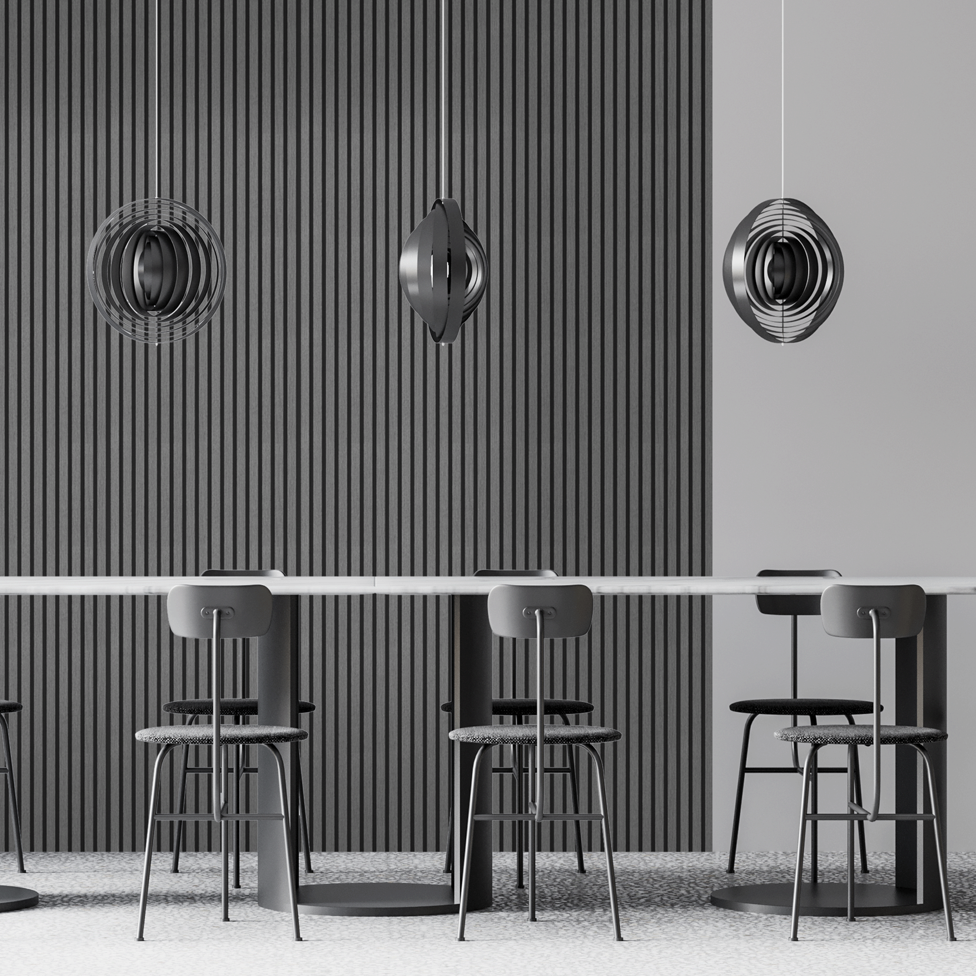 Akoestisch Wandpaneel Grijs Eiken - 260x60cm