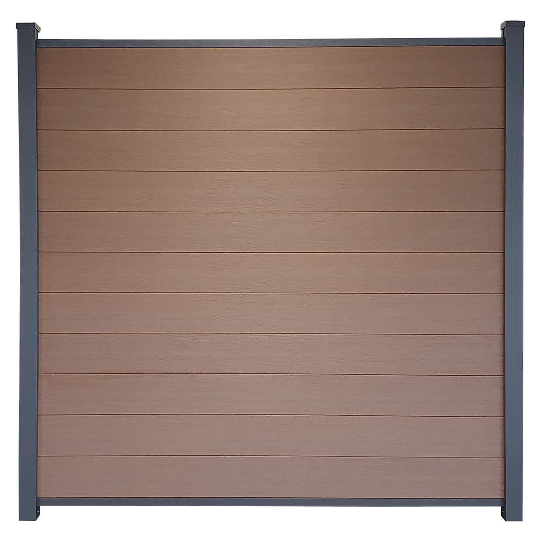 Composiet Schutting Houtnerf Eiken - Exclusive