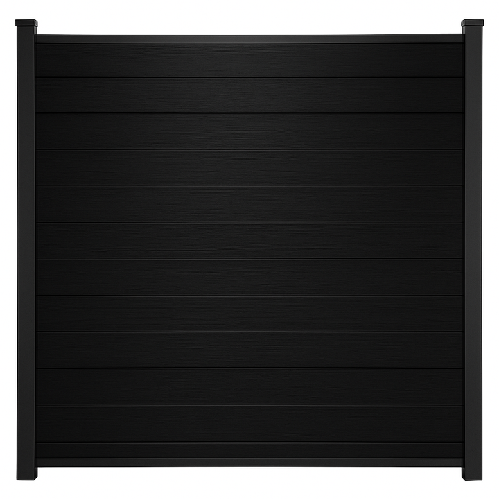 Composite Fence Wood Grain Black Oak - Exclusive