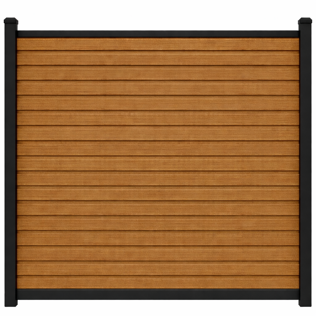 Composiet Schutting Rhombus Eiken - Exclusive