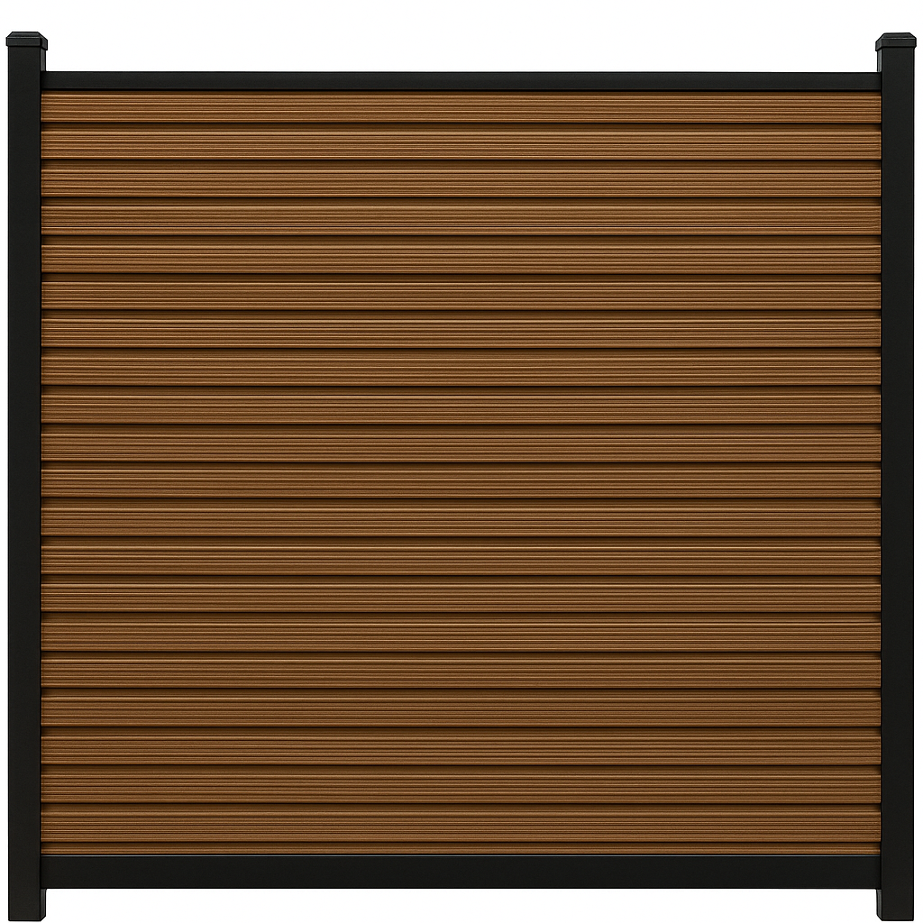 Composiet Schutting Rhombus Eiken - Exclusive