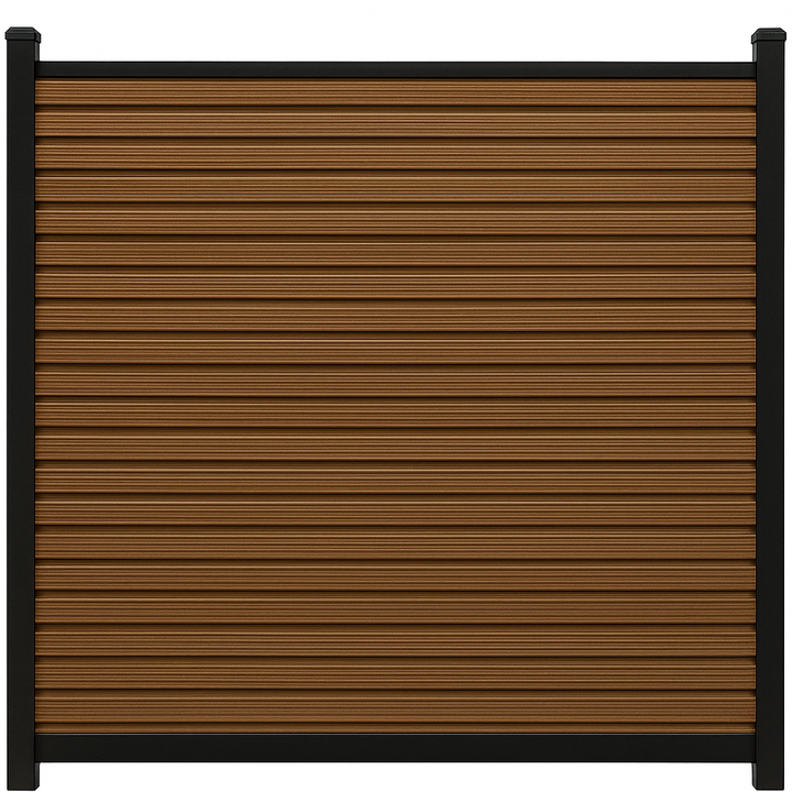 Composiet Schutting Rhombus Eiken - Exclusive