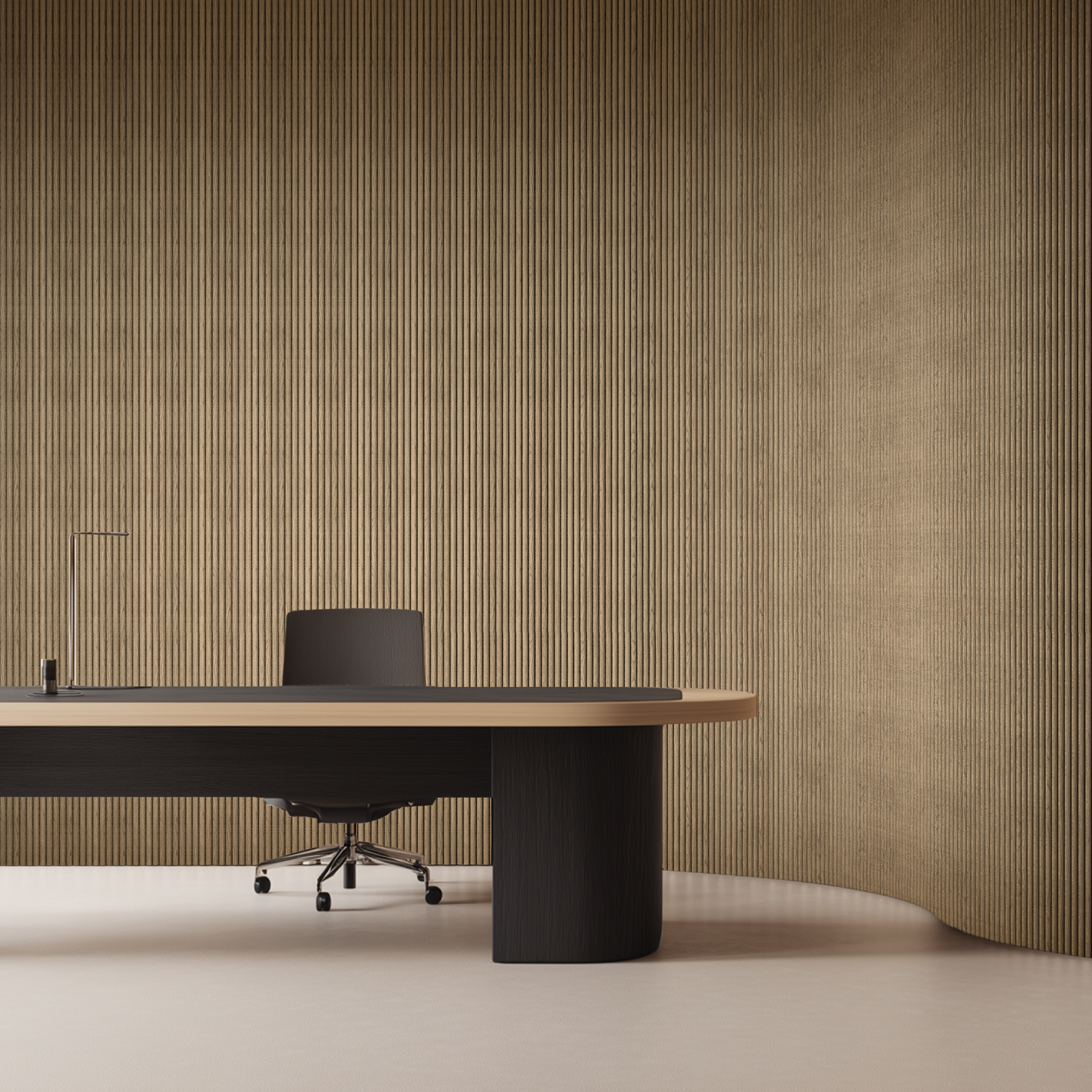 Acoustic Wall Panel White Oak - 260x60cm