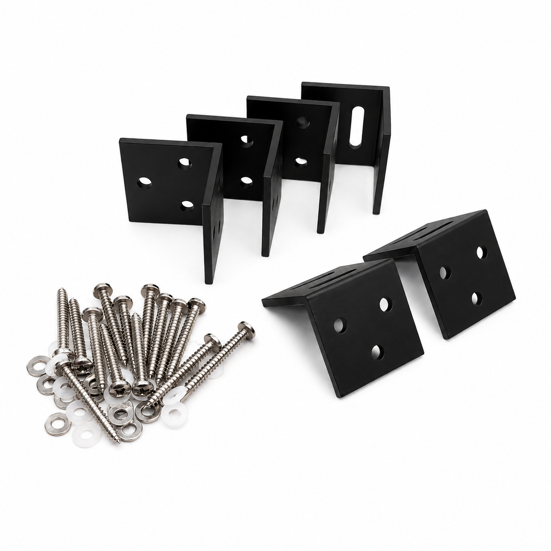 L-Set Ophangbeugels Zwart