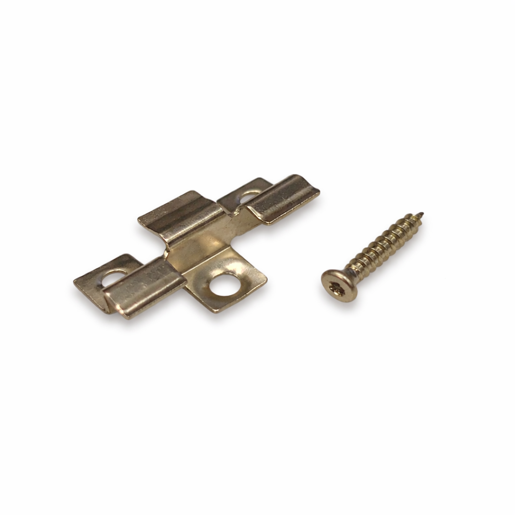 Mounting clips + screws for decking boards (20 pieces)