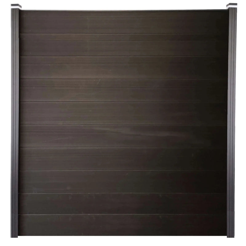Modularer Garten-Sichtschutz Anthrazit - 180x200 cm (exkl. Gartenpfosten)