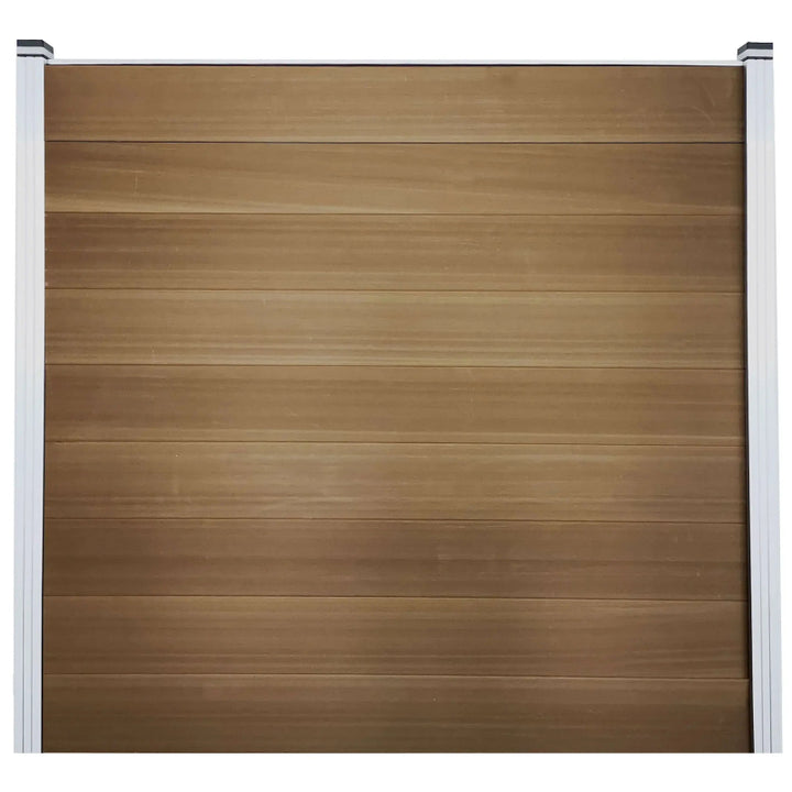 Modular Garden Screen Brown - 180x180 cm (excl. garden posts)