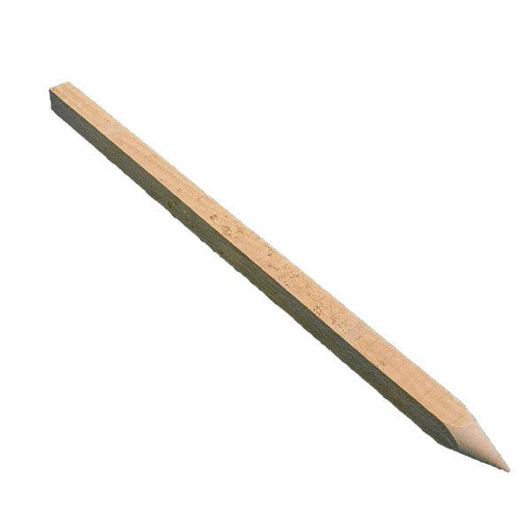 Piketpaal 600 x 25 x 25 mm rond gepunt