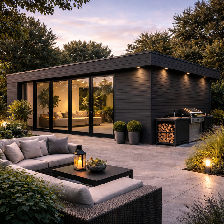 Rabatdeel Antraciet - 400x15.x2.1 cm