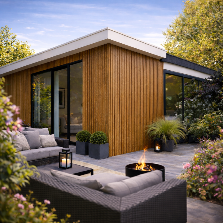 Composiet Rabatdeel Rhombus Licht Eiken - Exclusive