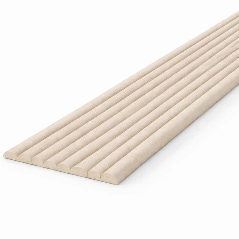 Sample Flexibel Wandpaneel Suéde Beige - 260x30 cm