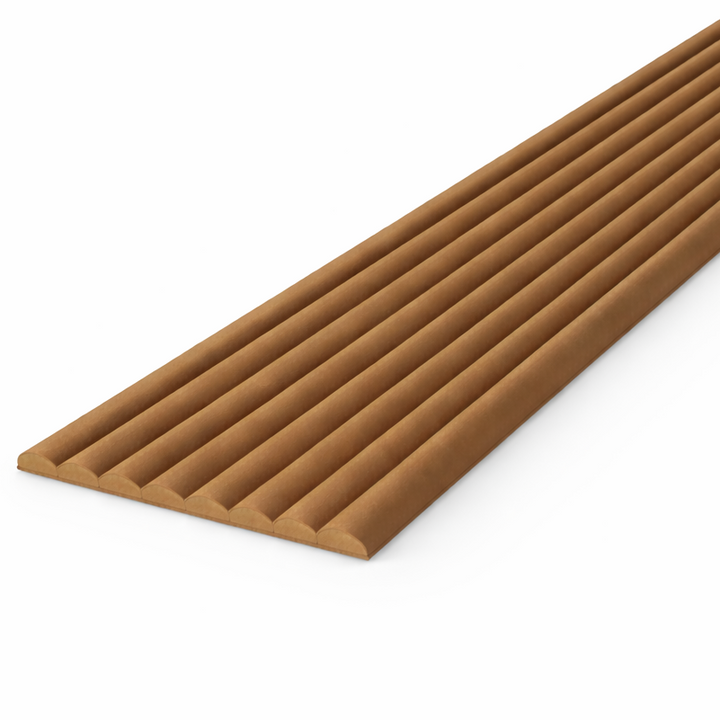 Flexibel Wandpaneel Suède Licht Bruin - 260x30cm