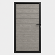 Composiet Tuindeur Houtnerf Grijs Eiken - Exclusive - 180x100cm