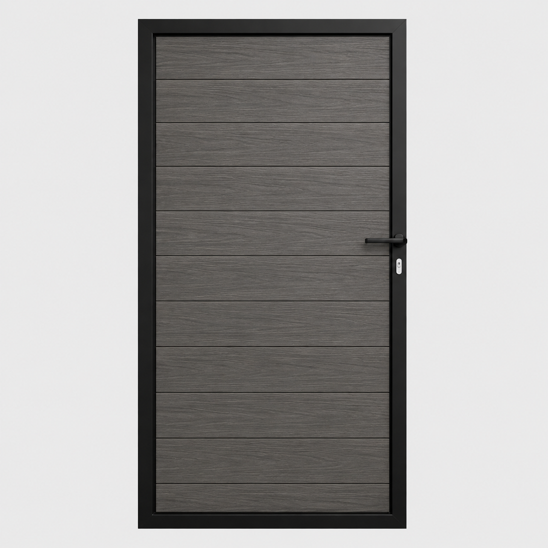 Composiet Tuindeur Houtnerf Zwart Eiken - Exclusive - 180x100cm