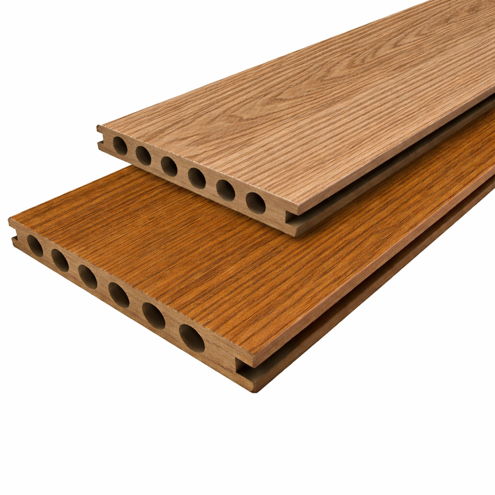 Vlonderplank Composiet Zand / Teak 400x14,5x2,25cm